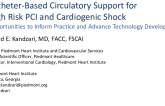 Case and Technique Reviews: High-Risk PCI and Cardiogenic Shock – The Role of Hemodynamic Support
