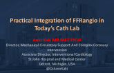 Practical integration of FFRangio in today’s Cath lab – Keys to success.
