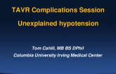 Case 5: Unexplained hypotension during or post-TAVR deployment