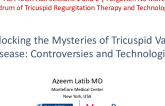 Keynote Lecture: Unlocking the Mysteries of Tricuspid Valve Disease: Controversies and Technologies1