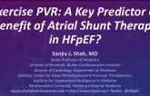 Exercise PVR, A Key Predictor of Benefit of Atrial Shunt Therapy in HFpEF?