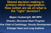 Shared Decision-making: How Should the Heart Team Approach PMR Patients in the Gray Zone of Risk and Anatomy?