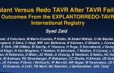Explant Versus Redo TAVR After TAVR Failure: Outcomes From the EXPLANTORREDO-TAVR International Registry