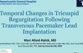 Evolution of Tricuspid Regurgitation Over Time Following Transvenous Pacemaker and Defibrillator Lead Implantation