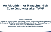 An Algorithm for Managing High Echo Gradients After TAVR