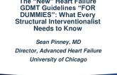 The “New” Heart Failure GDMT Guidelines “FOR DUMMIES”: What Every Structural Interventionalist Needs to Know
