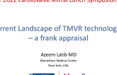 Current Landscape of TMVR technologies - a Frank Appraisal