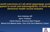Real World Outcomes of Left Atrial Appendage Occlusion compared to Novel Oral Anticoagulants - A multicenter electronic health record analysis