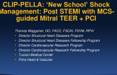 CLIP-PELLA: "New School" Shock Management – Post-STEMI With MCS-guided Mitral TEER + PCI