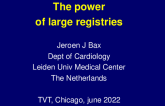 Keynote Lecture: Unique Insights From the University of Leiden Longitudinal Valvular Heart Disease Clinical Research Experience