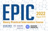 Emory Practical Intervention Course 2022