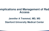Complications and Management of Radial Access