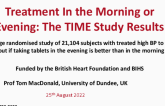 Treatment In the Morning or Evening: The TIME Study Results