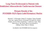 Long-Term Evolocumab in Patients with Established Atherosclerotic Cardiovascular Disease: Primary Results of the FOURIER-OLE (Open-Label Extension) Studies