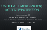 Cath Lab Emergencies; Acute Hypotension