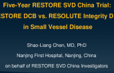 5-Year RESTORE SVD China Trial: Restore DCB vs. DES Resolute Integrity in SVD