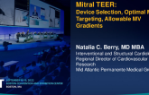 Device Selection, Optimal MR Targeting, and Allowable Mitral Gradients