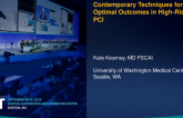 Contemporary Techniques for Optimal Outcomes in High-Risk PCI