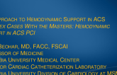 Keynote Lecture: My Approach to Hemodynamic Support in ACS