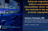 TCT 719: Subacute migration of balloon-expandable transcatheter aortic valve to ventricle in the Setting of Aortic Regurgitation
