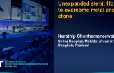 TCT 662: Unexpanded stent: How to overcome metal and stone