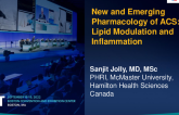 New and Emerging Pharmacology for ACS: Lipid Modulation and Anti-Inflammatory Agents