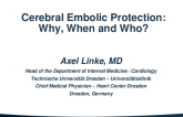Cerebral Embolic Protection: Why, When, and Who?