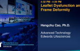 Leaflet Dysfunction and Frame Deformity