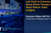 Left Atrial to Coronary Sinus Shunt Therapy In Heart Failure: Early Insights