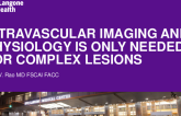 IVI & Physiology Is Needed Only for Complex Lesions