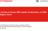 When and How to Choose IABP, Impella, TandemHeart, or ECMO in CS