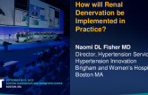 NEXT STEPS: How Will Renal Denervation be Implemented in Practice?