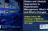 Dietary and Lifestyle Approaches to Hypertension Management: What’s New and What’s Changed