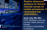 Ultrasound Guidance for Vascular Access for Cardiac Procedures: A Randomized Trial (UNIVERSAL)