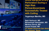 TCT 622:  Acute Marginal Artery Perforation During a High Risk Pericardiocentesis Successfully Treated with Coiling