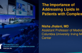 The Importance of Addressing Lipids in Patients With Complex PCI