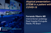 TCT 809: Atypical presentation of STEMI in a patient with COVID-19