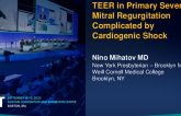 TCT 774: Transcatheter Edge-to-Edge Repair in Primary Severe Mitral Regurgitation Complicated by Cardiogenic Shock 