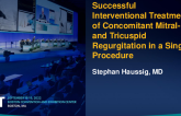TCT 800: Successful Interventional Treatment of Concomitant Mitral- and Tricuspid Regurgitation in a Single Procedure