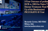 3-Year Outcome of paclitaxel DCB vs. DES for Native Vessel Disease Treatment: Final Follow Up of the Randomized PICCOLETO II Trial