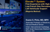 The Magenta Elevate™ High-Output, Low-French Size Percutaneous Left Ventricular Support Device: FIH Results