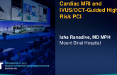 TCT 635: Cardiac MRI and IVUS/OCT-Guided High Risk PCI