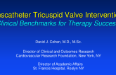 Clinical Benchmarks for Therapy Success in Transcatheter Tricuspid Therapy