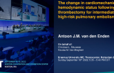 TCT 834: The immediate change in cardiac and hemodynamic physiology following catheter-directed alleviation of intermediate high-risk pulmonary embolism  