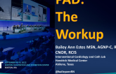 PAD – the Workup