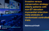 TCT 7: Invasive Versus Conservative Strategy in Elderly Patients With Non-ST Elevation Myocardial Infarction: A Meta-analysis of Randomized Controlled Trials