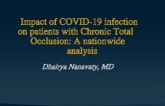 Impact of COVID 19 infection on patients with Chronic Total Occlusion: A nationwide analysis