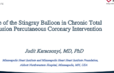 Use of the Stingray Balloon in Chronic Total Occlusion Percutaneous Coronary Intervention