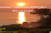 HeartMate 3 LVAD beyond MOMENTUM 3 – Where are we now?