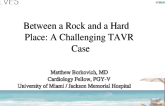Between a Rock and a Hard Place: A Challenging TAVR Case